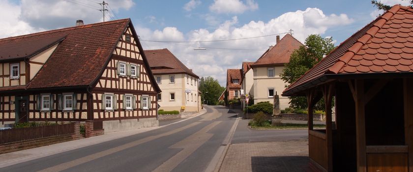 Blick auf Burgambach