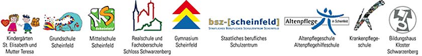 Logos der Scheinfelder Schulen