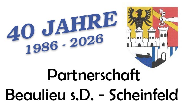 40 Jahre Partnerschaft zwischen Beaulieu sur Dordogne und Scheinfeld