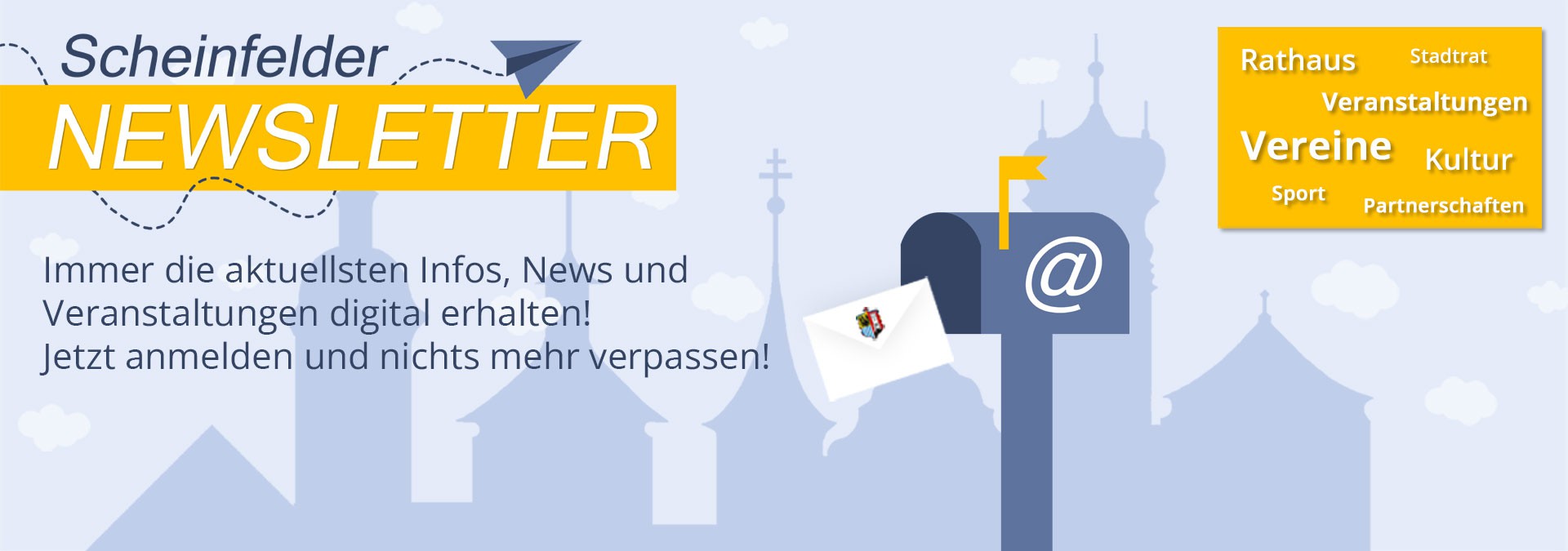 Scheinfelder Newsletter - Jetzt anmelden